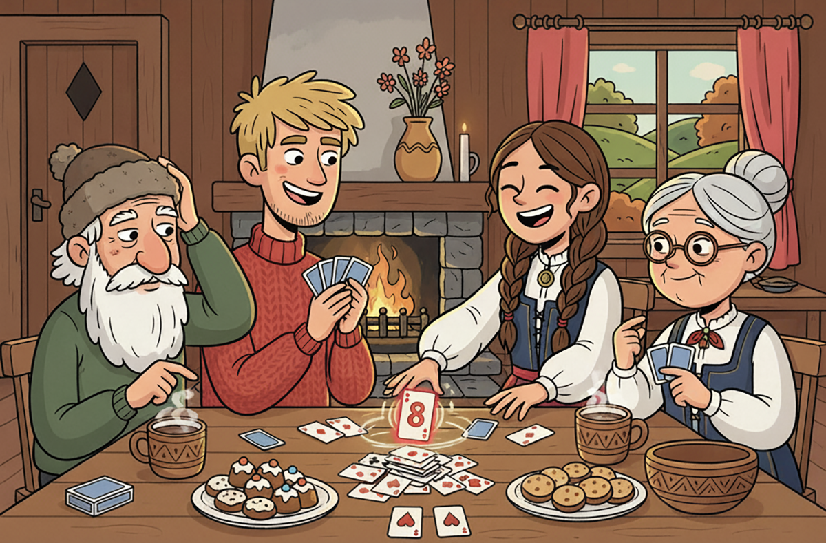 Vri åtter (Olsen) – Kortspill for 2-6 spillere